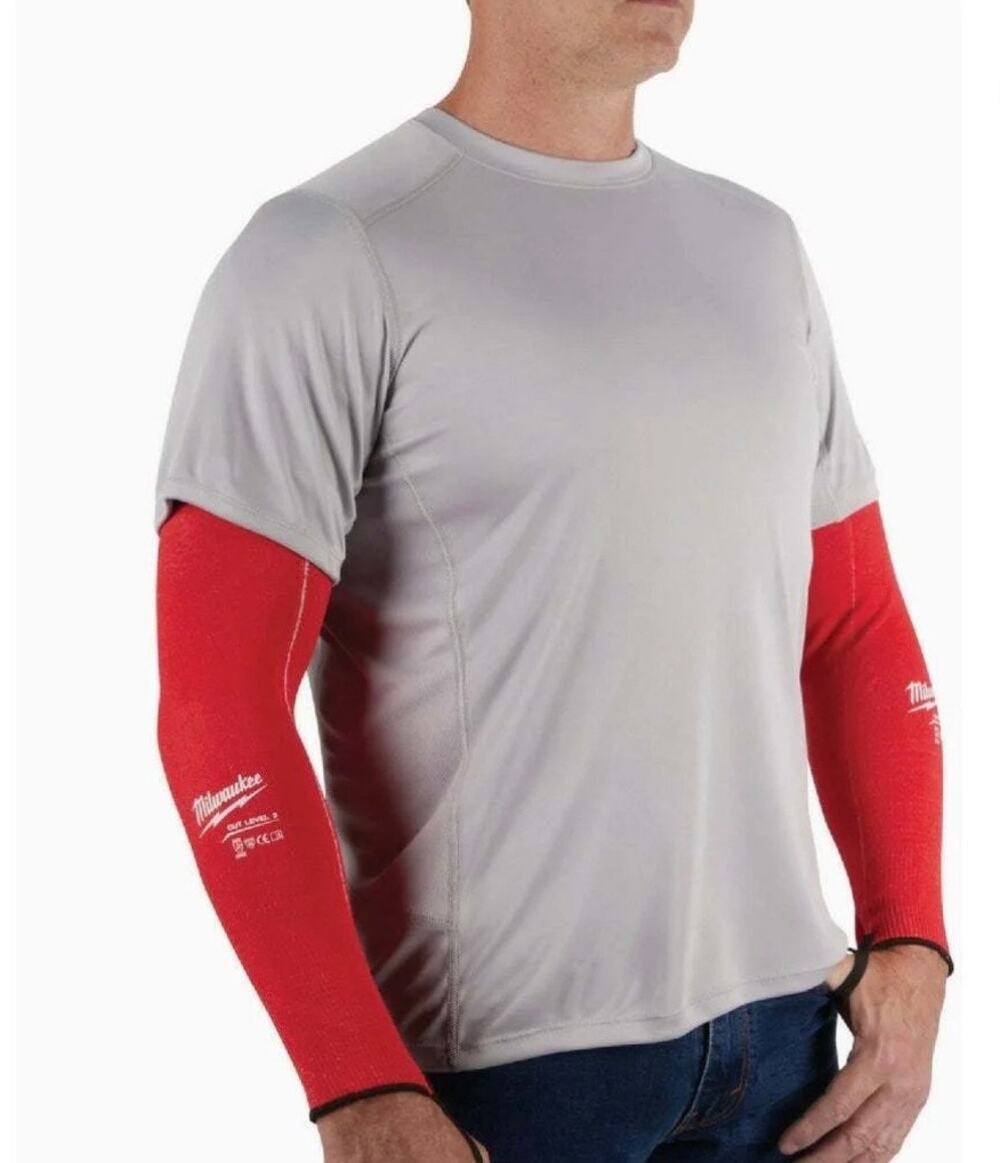 NWT Milwaukee Tool 48-73-9031 18 In. Level 3 Cut Resistant Protective Sleeves